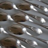 12 silver plated soup spoons Frionnet François