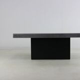German design etched metal coffee table by Heinz Lilienthal