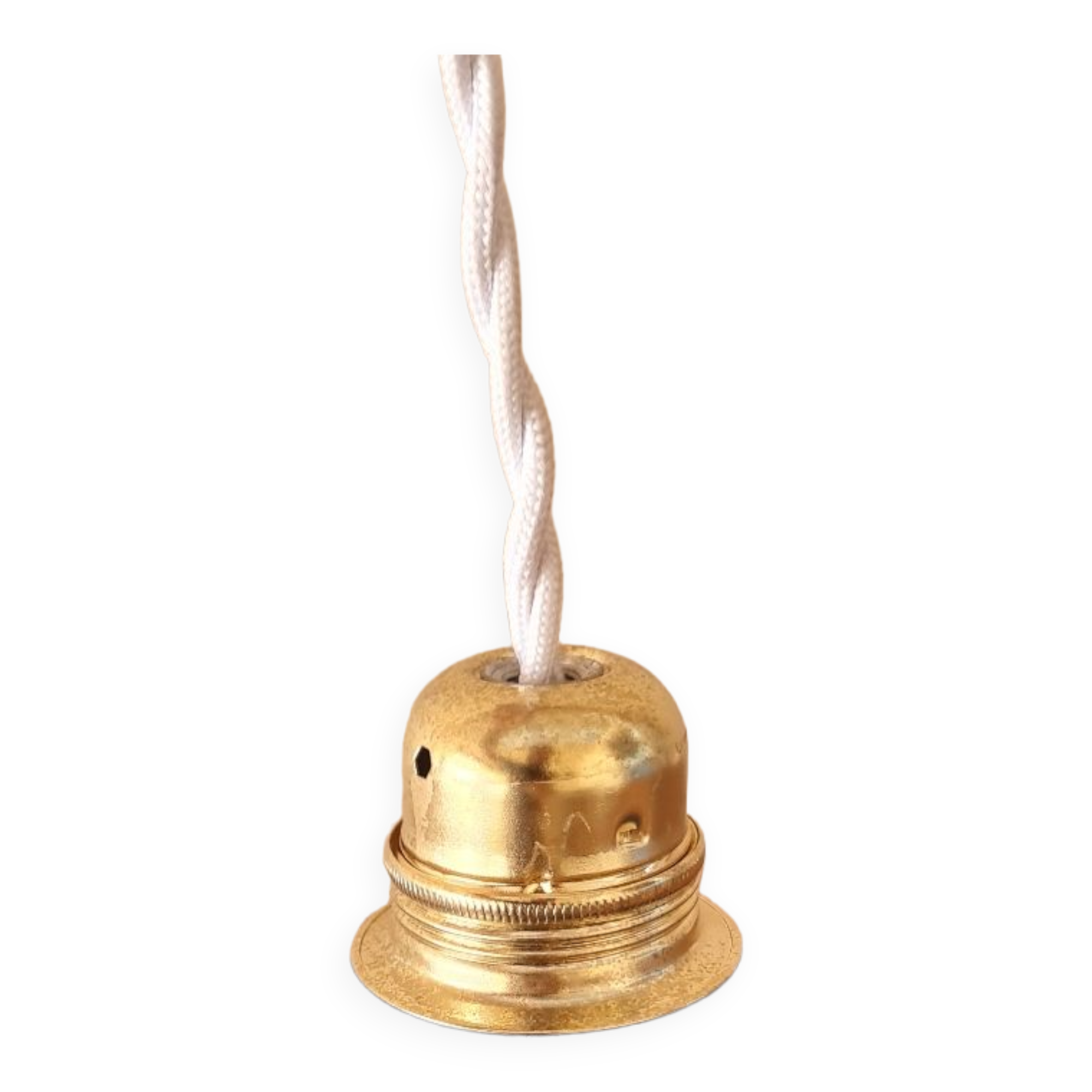 Enamelled sheet metal suspension