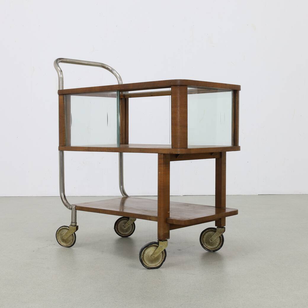 Art Deco Serving Bar Cart / Trolley, 1930s