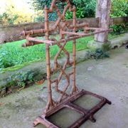 Vintage cast iron umbrella stand from the 1950s.