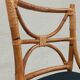 Chaise en bambou Roche Bobois 80's