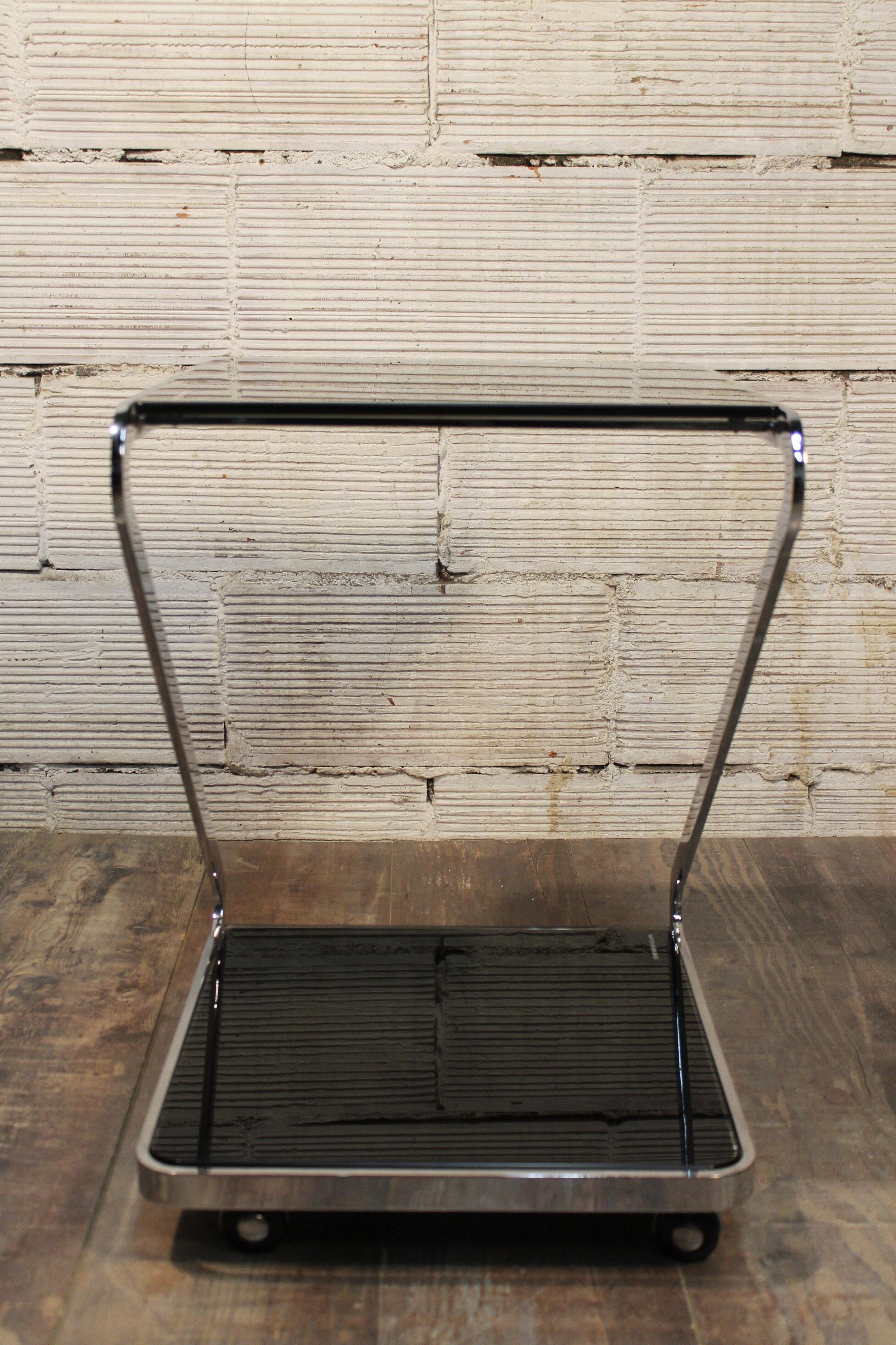 Design harness metal & glass 70s