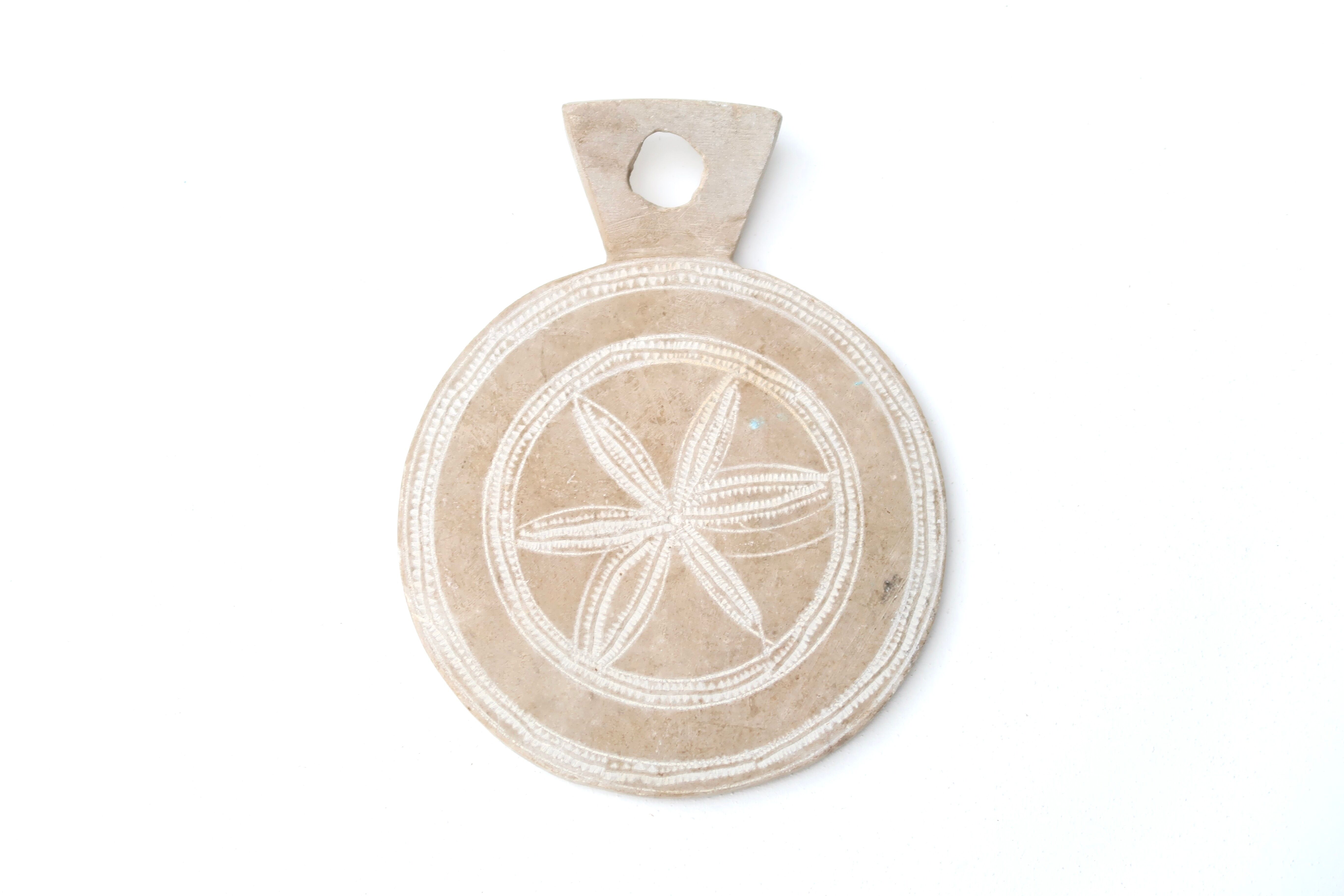 Moroccan stone cutting board, 70s