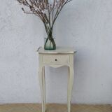 Side table or bedside patinated Louis XV style patinated