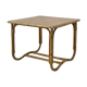 Vintage rattan coffee table 60's