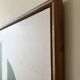 Large contemporary painting Green Forms Audrey Noel dated & signed