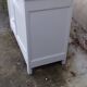 Parisian sideboard 2 doors 2 drawers buckwheat gray solid oak
