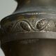 Pair of Art Deco vases in patinated metal