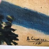Huile sur toile