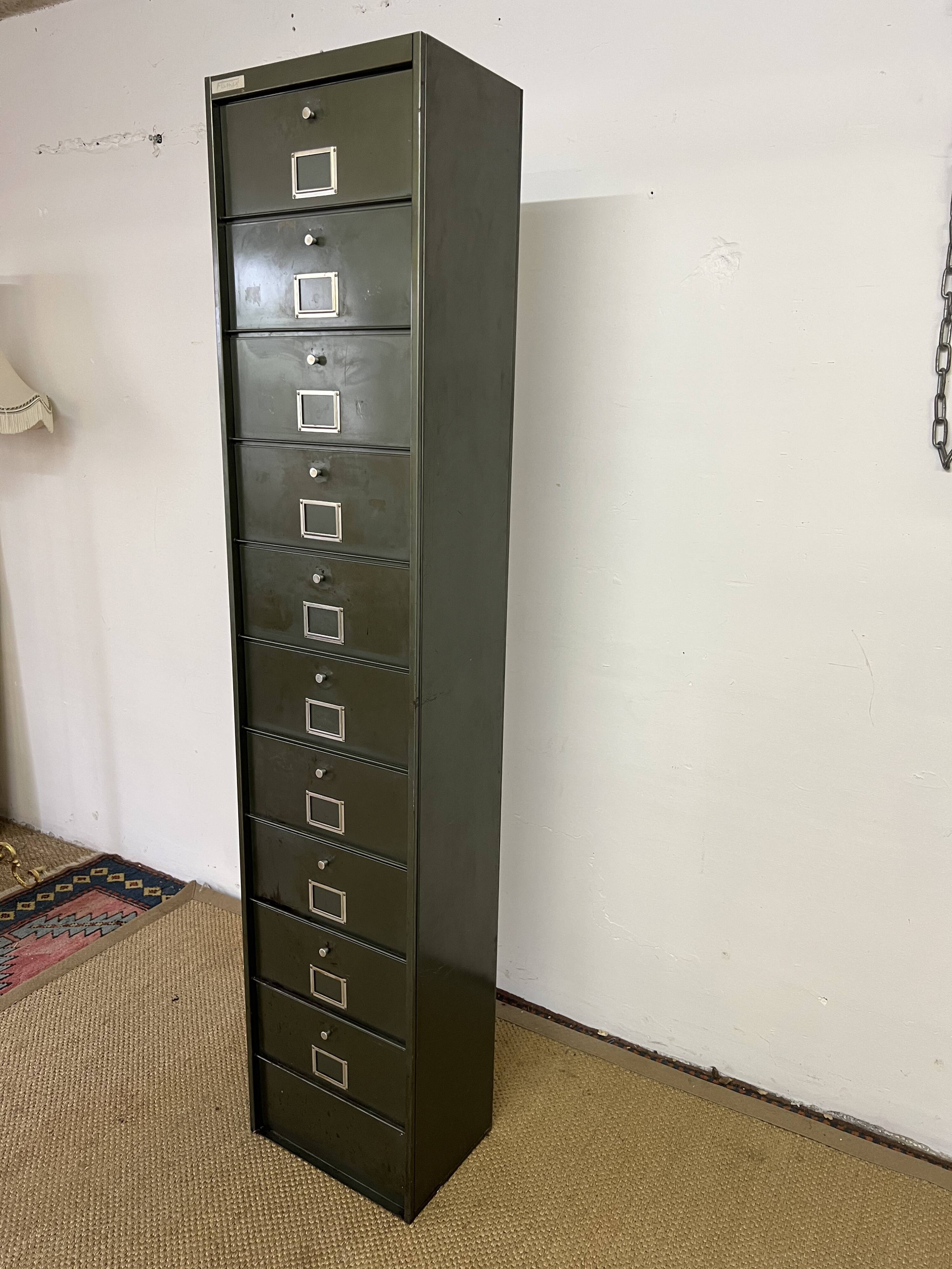 Flap furniture, 10 lockers from the 1950s