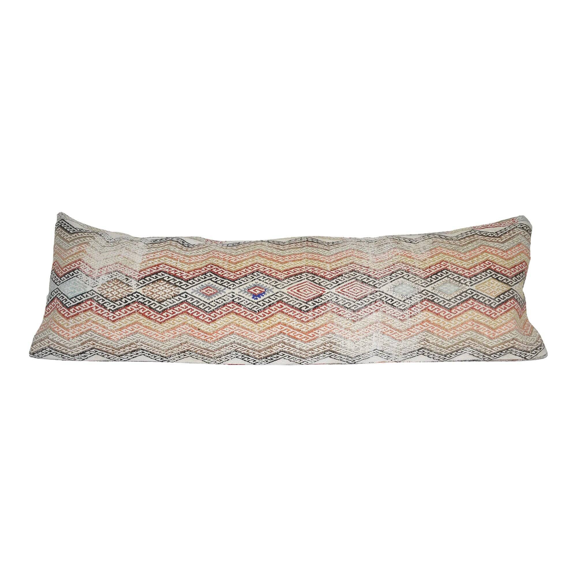Vintage kilim cushion cover 30x97 cm