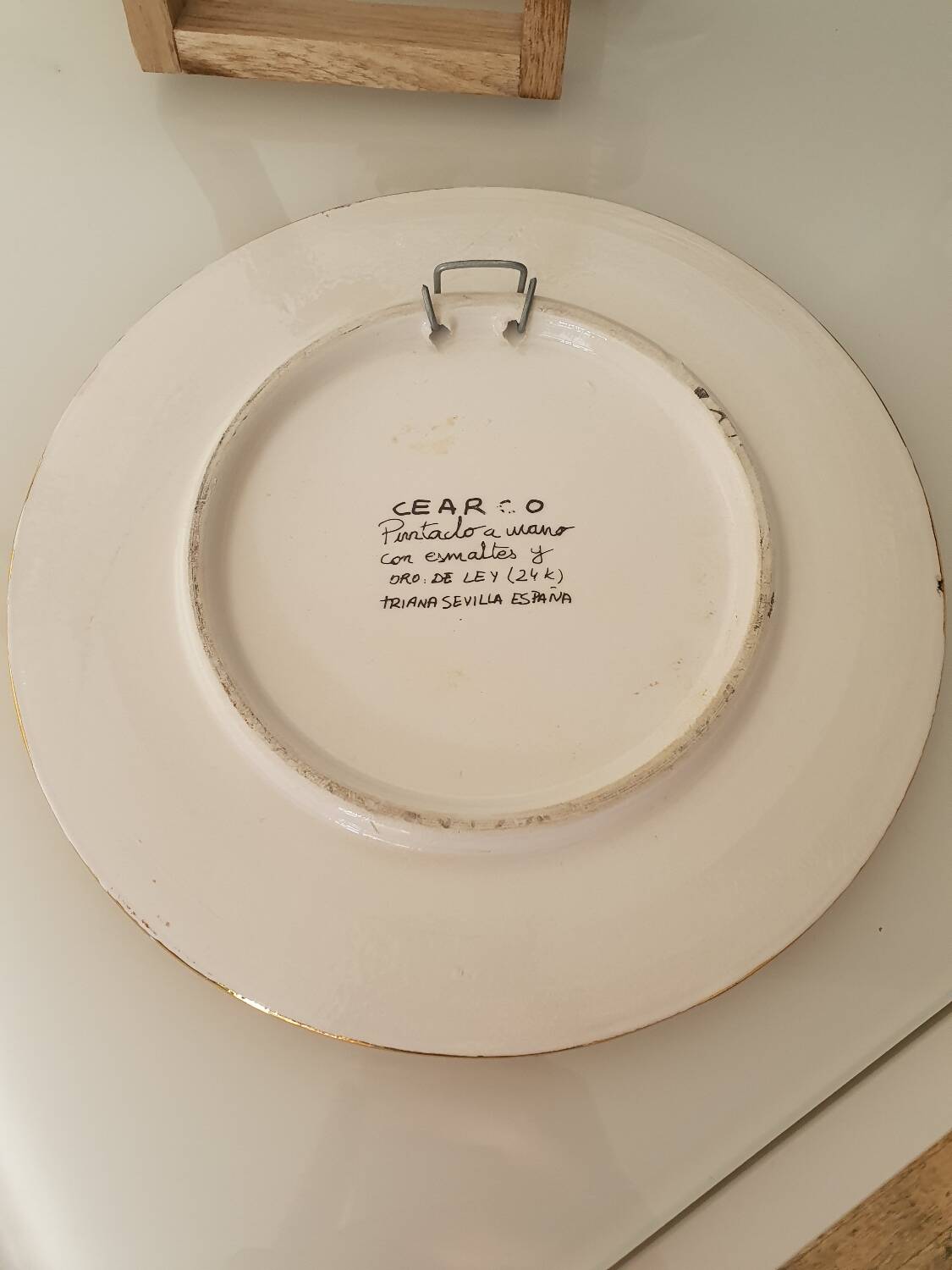 Cearco porcelain plate
