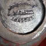 Stoneware vase signed "Léon Chastel".