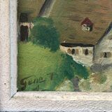 Tableau hameau breton