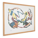 Ansgar Elde, Il Bostrico, 1990s, monotype print and woodcut