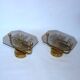 Brass wall sconces 1980s