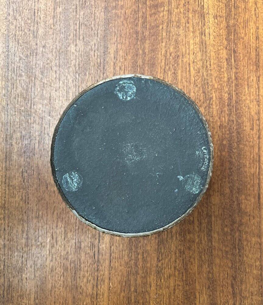 Danish Scandinavian pottery vase from the mid-century Lovemose Denmark, 1960s.