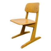 Casala children's chair from the 60s, wood, vintage