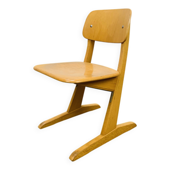 Chaise enfant Casala années 60, bois, vintage