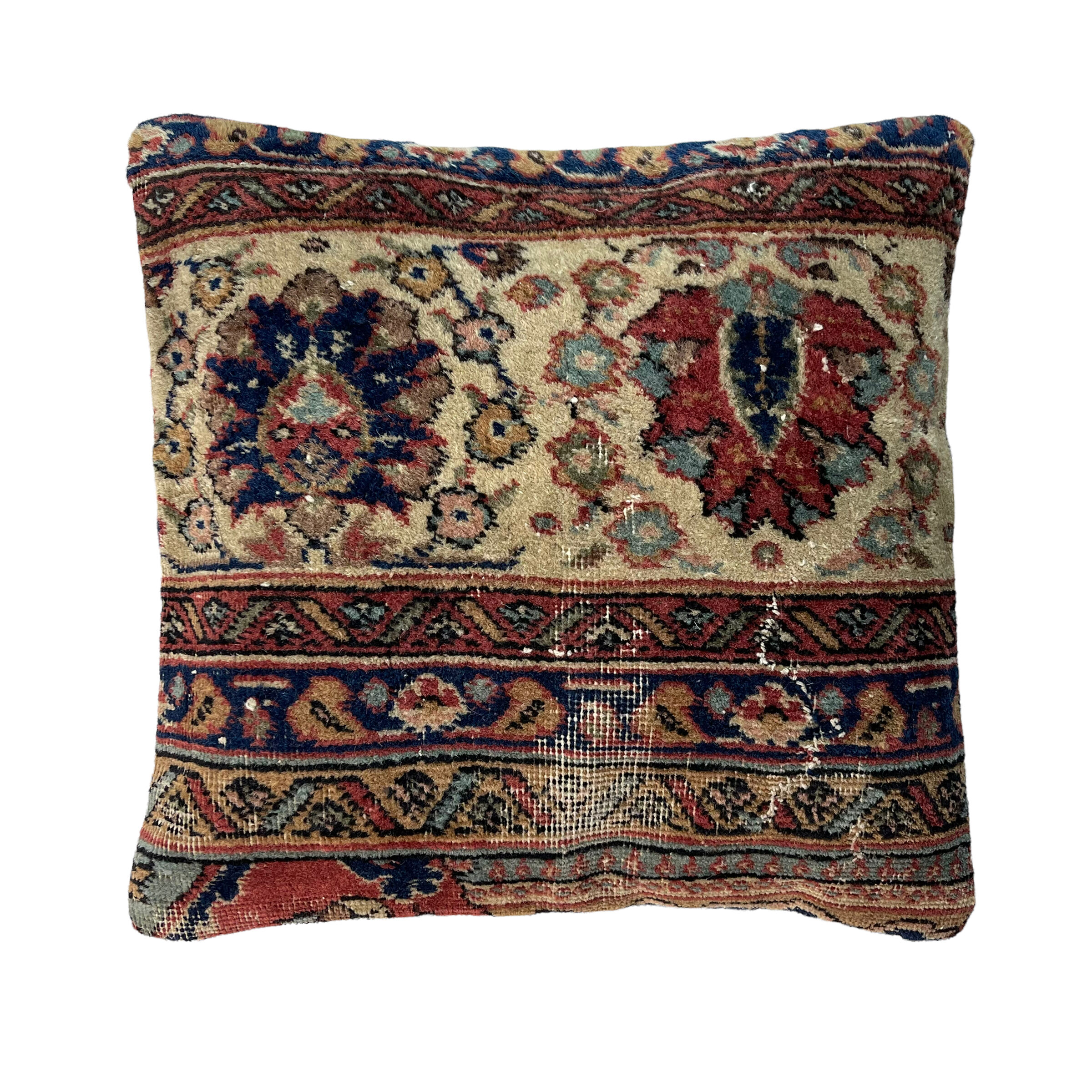 Housse de coussin de tapis turc vintage  45 x 45 cm