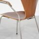 Model "3207" chair by Arne Jacobsen for Fritz Hansen, Denmark 1955.