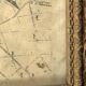Framed old engraving from Lille, by Pierre Mortier, Amsterdam, 50x37cm