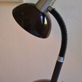 Vintage desk lamp France brown 70s 1970