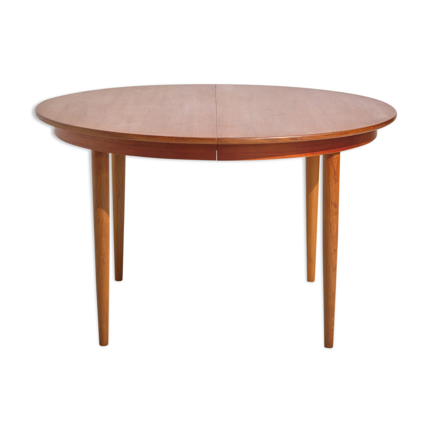 Restored teak dining table