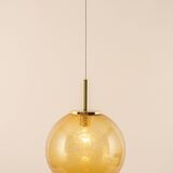 Murano ball pendant light by Doria, Germany, 1970s