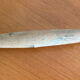 Ancienne louche aluminium manche bois