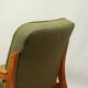 Fauteuil vintage vert boucle 1960 Scandinavian design