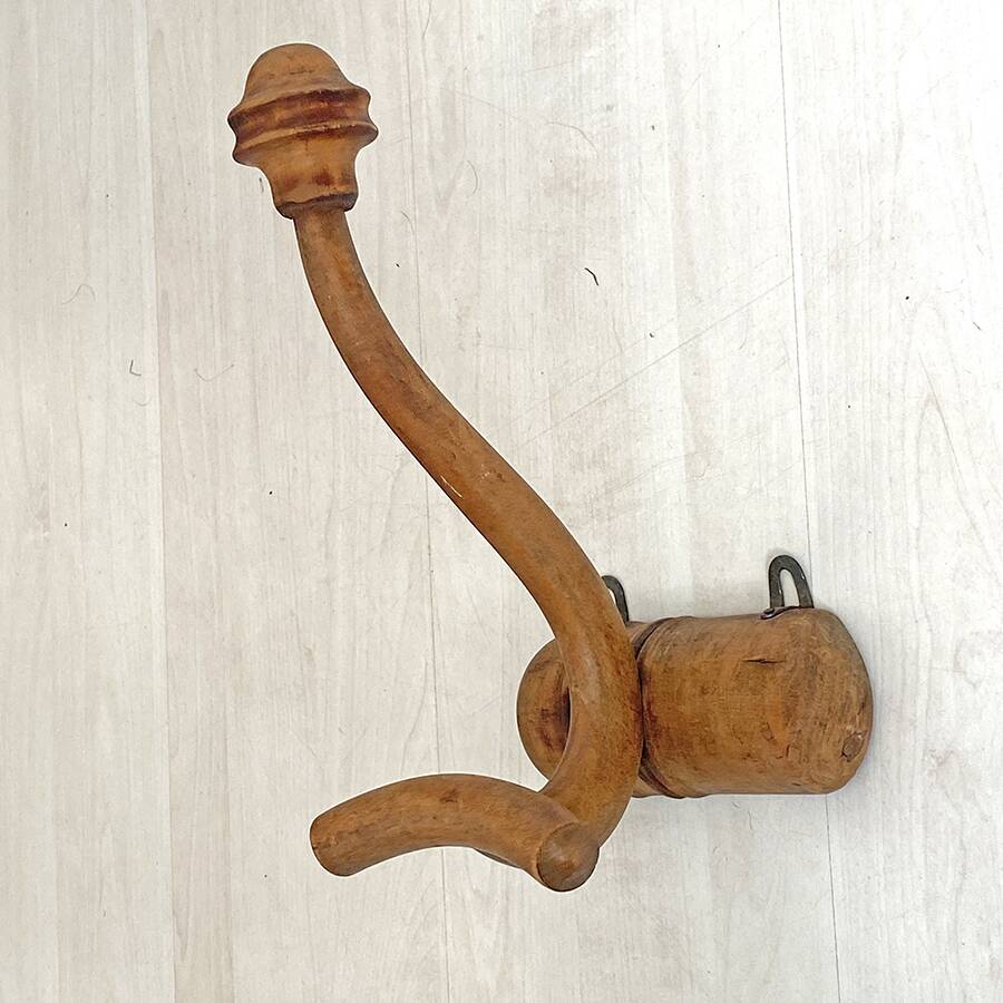 Vintage 50's bentwood coat hook