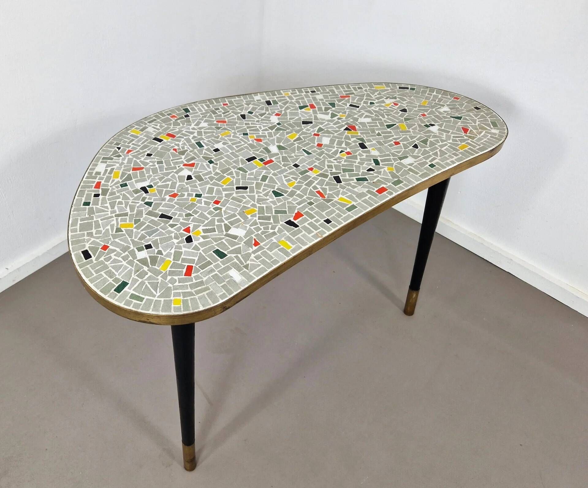 Mid-century mosaic coffee table