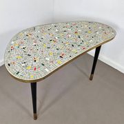 Mid-century mosaic coffee table
