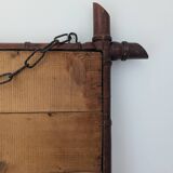 Antique bamboo mirror