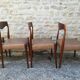 Chaises scandinave en teck