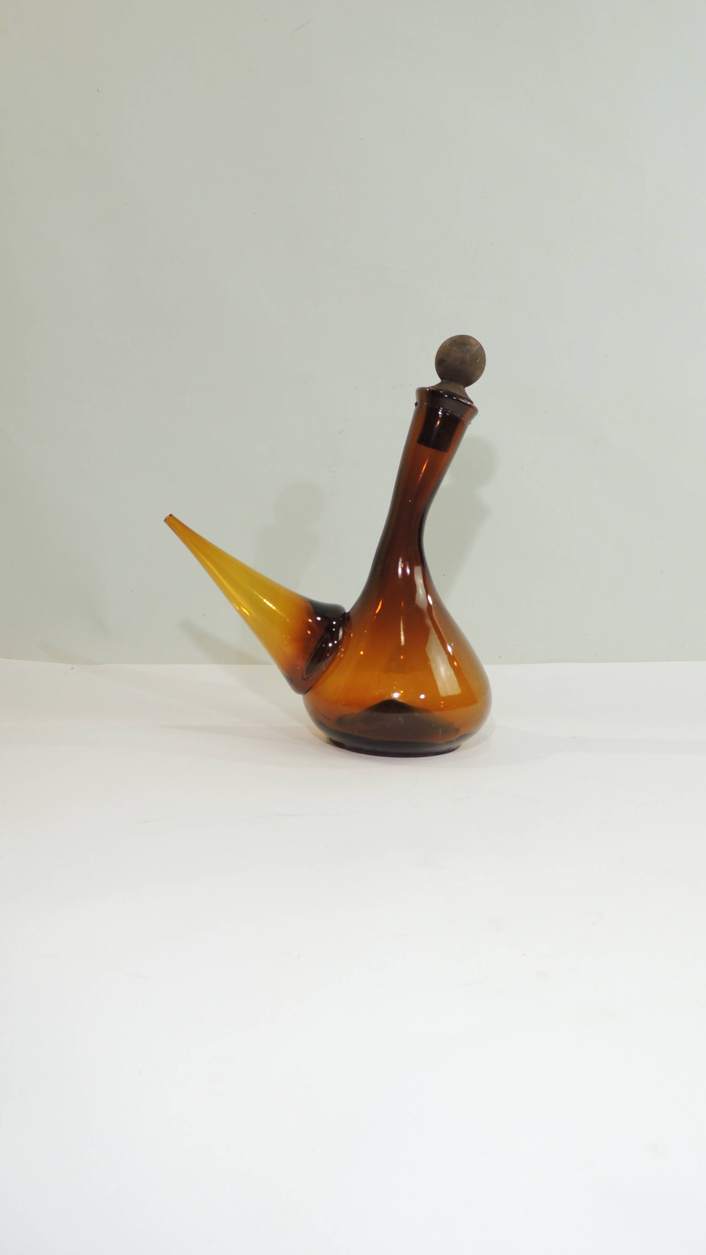 Porron verre soufflé/décanteur /carafe /pichet/vintage