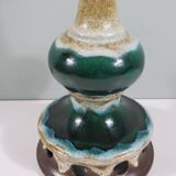Dumler & Breiten West Germany ceramic floor lamp with new lampshade