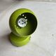 Small vintage metal spotlight in anis green/khaki color.