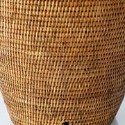 Hand-Woven Rattan Table or Floor Lamp, Burma/Myanmar, Oversized, 1980s