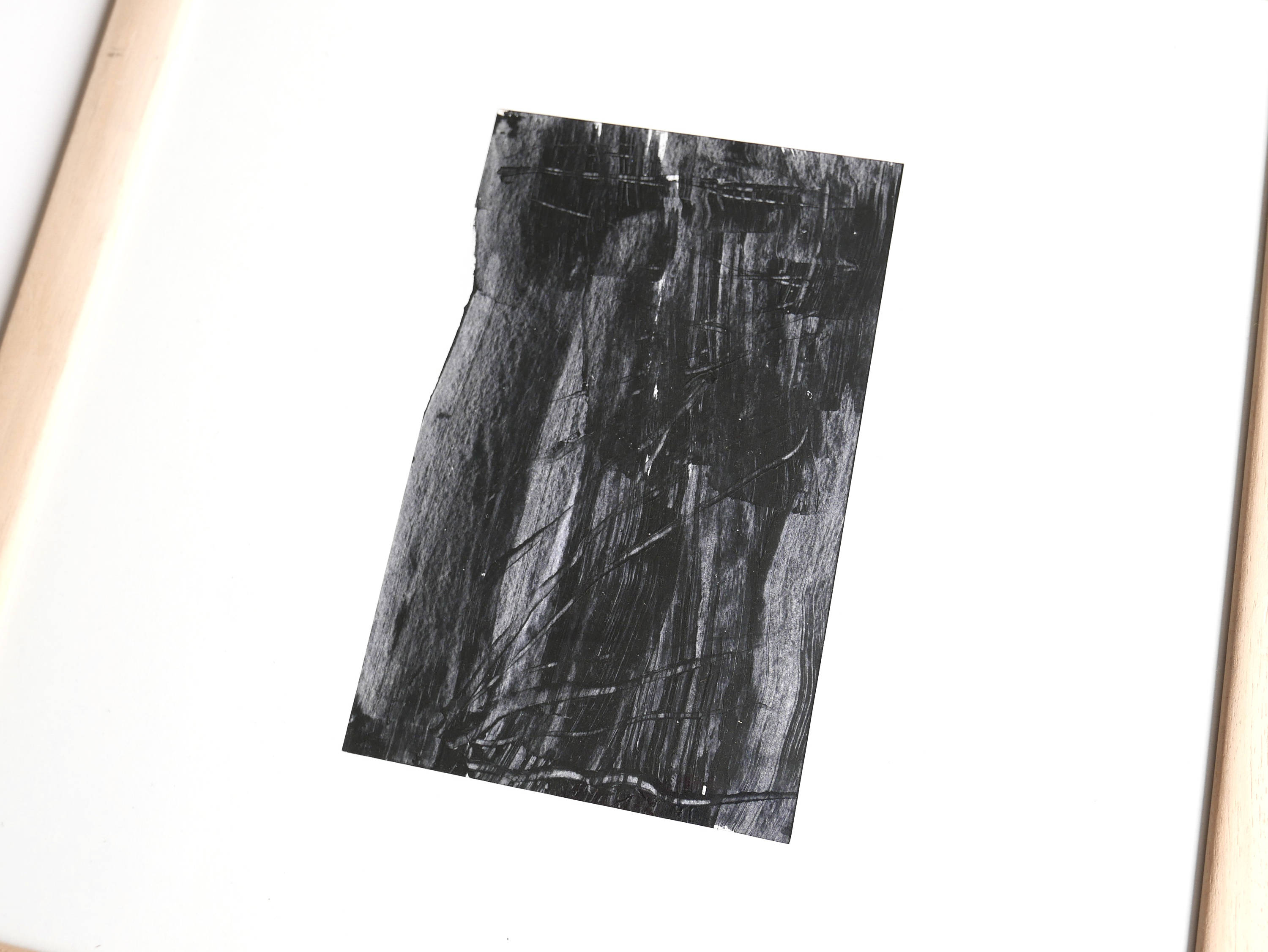 Abstract painting of Simone Bellet, 80s