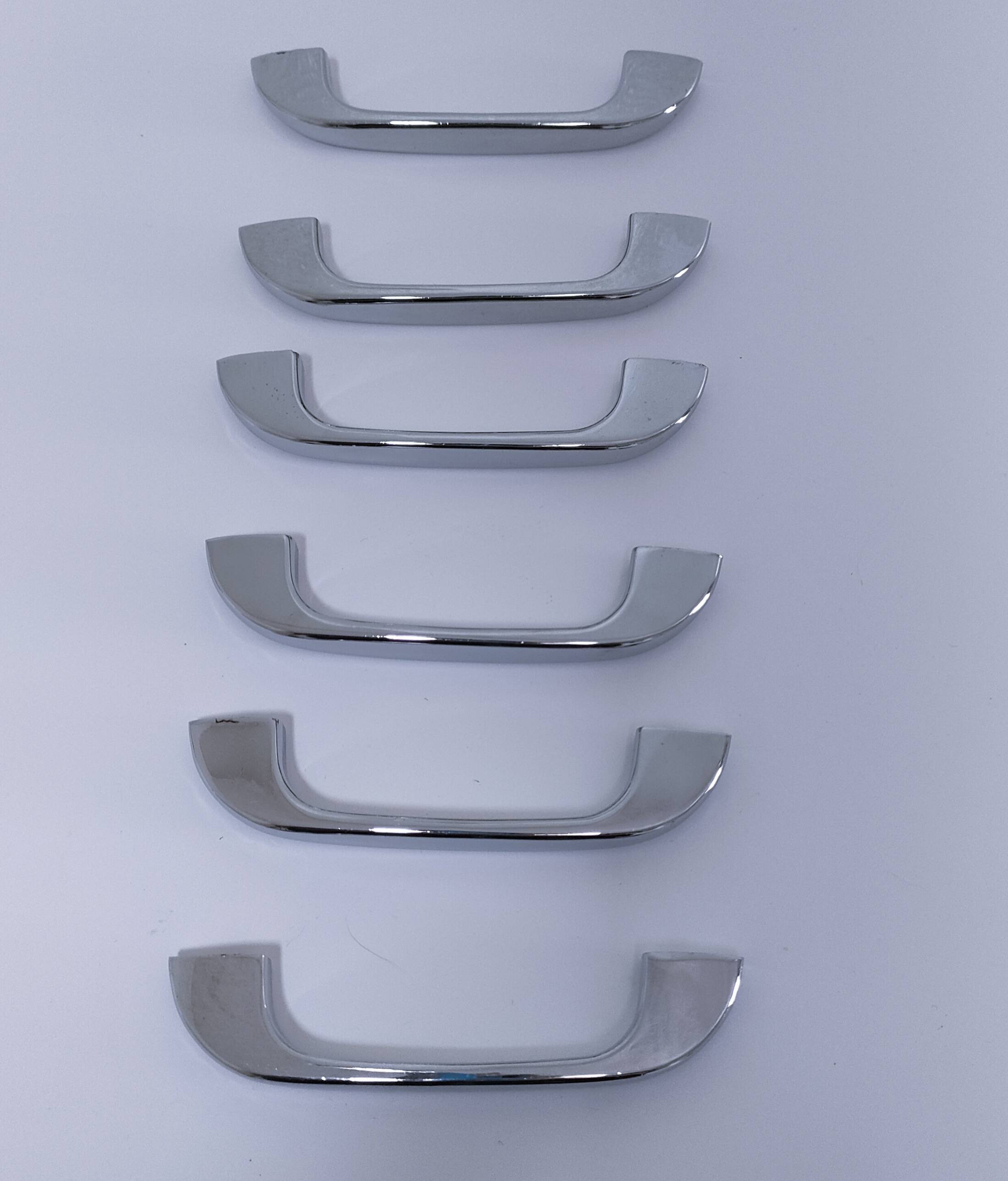six chrome steel handles from the 1970s