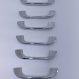 six chrome steel handles from the 1970s