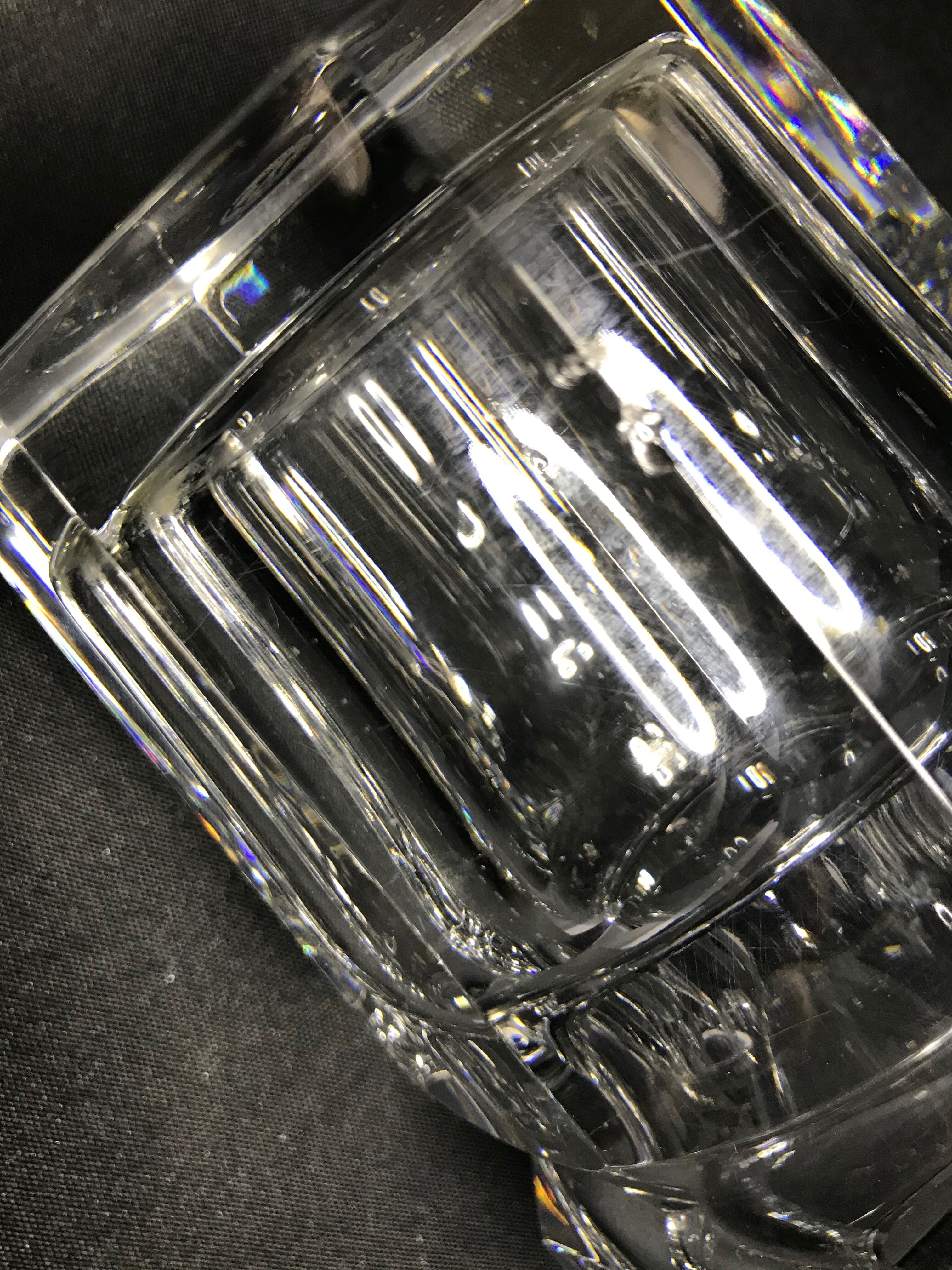 Model edith vase, cut crystal  baccarat