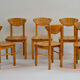 Rainer Daumiller chairs, 1970, Denmark, 6*