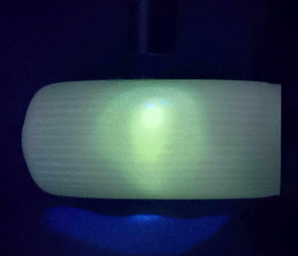 Mid Century Modern White Glass Light Shade Set of 3 Long Stripes