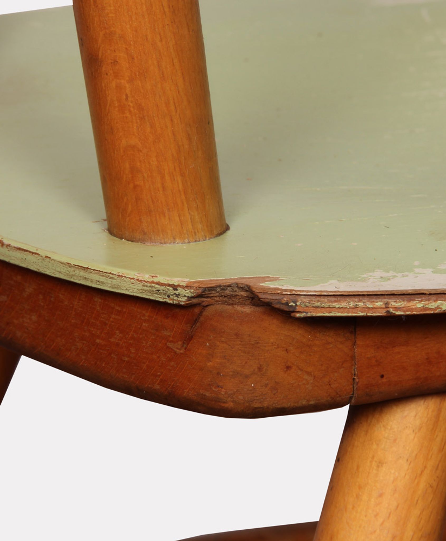 Vintage wooden chair for the manufacturer Ton, 1960