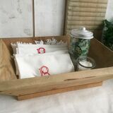 Former ferry in rough wood