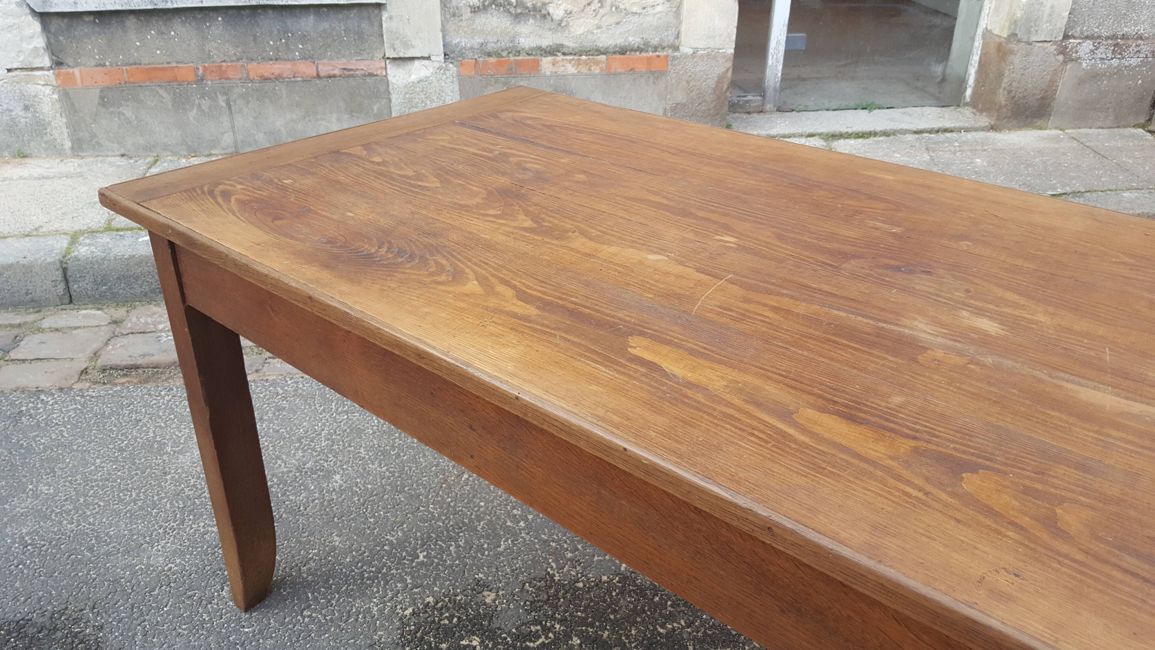 Farm table oak